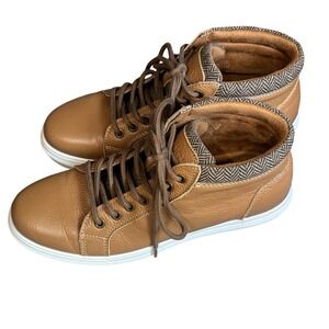 Arkbird Casual Sneaker Shoes, Lace-up Leather Chukka Boots for Men USA Sz 8